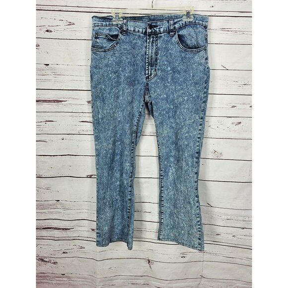 DG Diane Gilman Acid Washed Medium Women’s‎ Denim Blue Jeans sz 14 - Picture 1 of 12